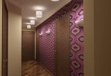 Combinând tapet în hol fotografie idei de design coridor pentru modul în care să combine într-un apartament, puteți