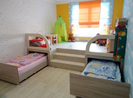idei și întruchiparea propriile lor mâini, de construcții și reparații de pat podium (pat-podium) idei de pat podium și întruchiparea propriile lor mâini, construcția și reparația