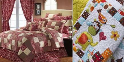 pătură Patchwork cu mâinile sale pentru începători mozaic clasa de master, schema de stil, cum să coase,