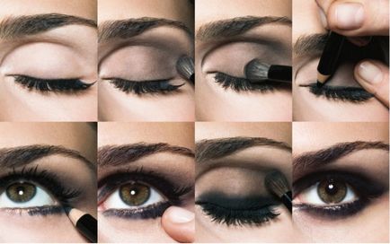 Machiaj pentru ochi caprui Smokey Eyes (ochi) Machiaj pentru ochi caprui Smokey Eyes
