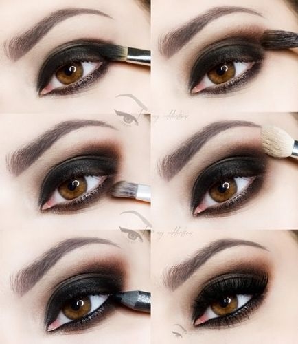 Machiaj pentru ochi caprui Smokey Eyes