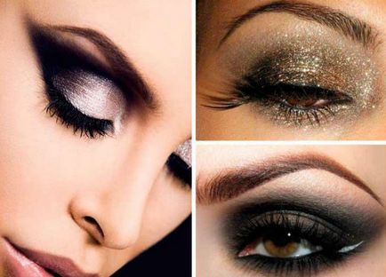 Machiaj smokey eyes pentru ochi caprui imagine, instrucțiuni pas cu pas