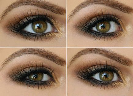 Machiaj smokey eyes pentru ochi caprui imagine, instrucțiuni pas cu pas