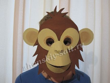 masca Monkey pentru noul an cu propriile sale mâini, o clasă de master cu fotografii