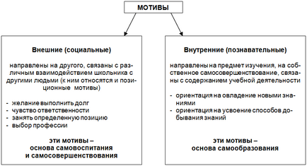 Motivația activității educaționale