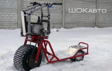 vehicul Motosamokat teren cu mâinile lor