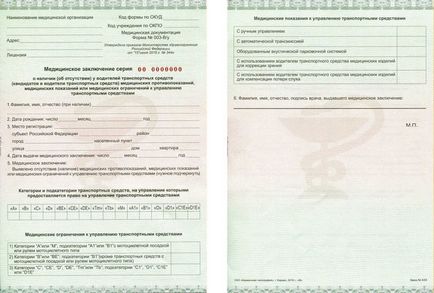 Un nou certificat medical pentru permisul de conducere