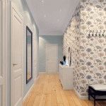 Wallpaper în hol modul de a alege pentru o cameră mică, îngustă (fotografii)
