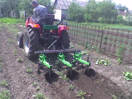 Piese masini agricole cu mâinile - cum să facă pentru mersul pe jos tractor, mana