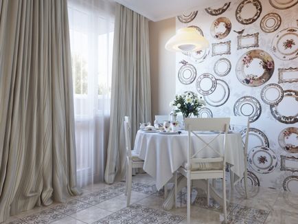 Decorarea pereților din fotografie bucătărie