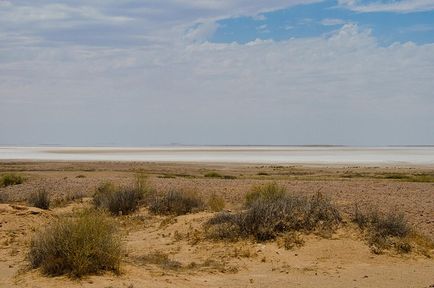 Lacul Eyre în Australia