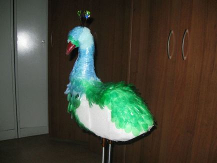 Peacock de p class plastic (decorare zona suburbană) Peacock de p class plastic