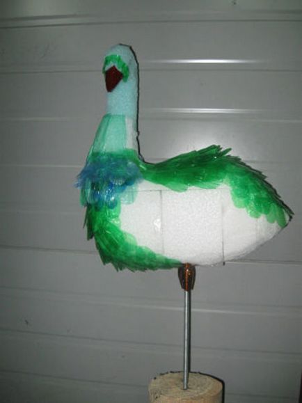Peacock de clasă p plastic (păun de sticle din plastic) Peacock de p class plastic