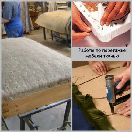 Padding stofa canapea, alegerea materialului, lucrări practice (cu video)