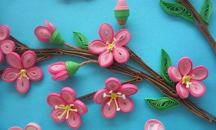 Quilling meserii făcute cu propriile lor mâini și volumetrica simplu