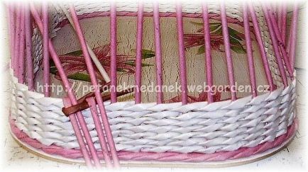 tehnici de țesut tubulilor ziar Crafts (Crafts) Tehnici de tesut din tuburi de ziar, brodată