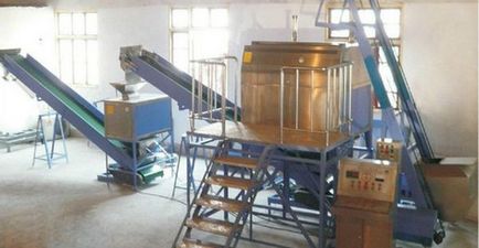 Producerea de echipamente pentru instalații de spălare pulbere pentru planul de afaceri mini pentru producția de spălare