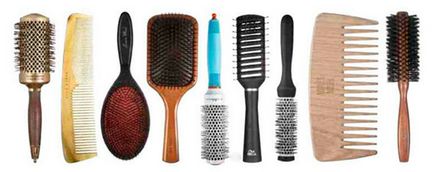 Piepteni pentru păr uscător de păr - ce mai bine pentru a alege tipurile de electrice, periere și alte