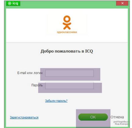 Decis cum să intre icq (în ICQ), introduceți pur și simplu în icq, ghid pas cu pas pe internet cu