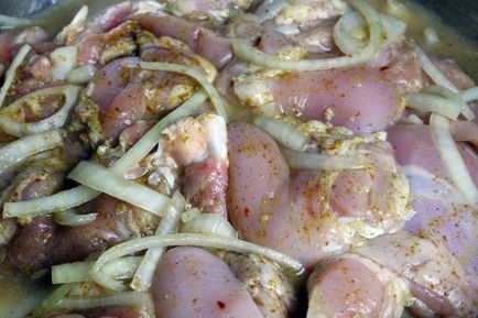 Retete gratar marinat carne de oaie (iaurt, otet, kiwi, iaurt, etc) cu video