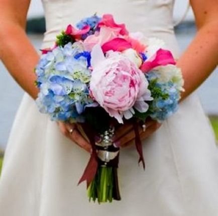Roz și albastru decorare nunta crăiește