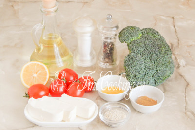 Salata cu broccoli si rosii - reteta cu o fotografie