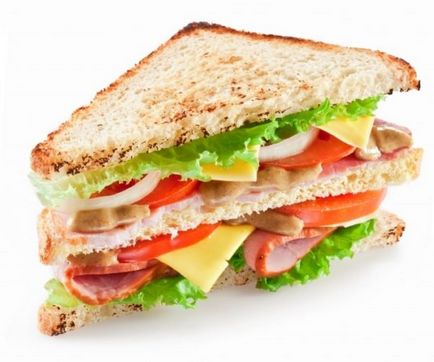 Sandwich-uri sunt rețete simple și delicioase de casă cu pas cu pas fotografii