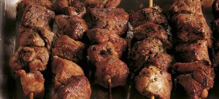 Frigarui de miel - rețete marinata clasic (minute frigaruile de carne de oaie) Frigarui de miel - rețete clasice marinată