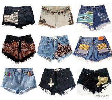 Shorts blugi cu mâinile