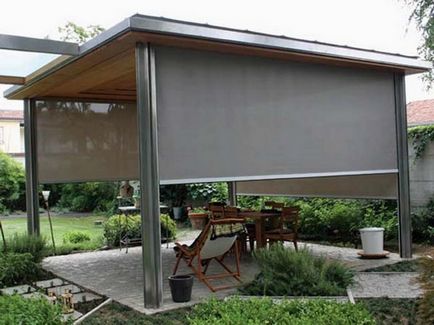Perdele de chioșc pentru verande, PVC transparent, în aer liber, de protecție și rezistent la îngheț, țesut rola
