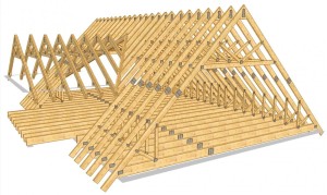 Construirea unei case cu propriile sale mâini acoperiș - prima clădire