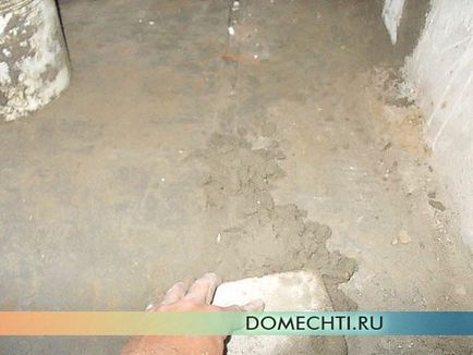 podea Șapă cu mâinile lor cu pas cu pas fotografii, casa de vis