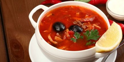 Supa Solyanka - cum să gătească un delicios pe incrementală clasic sau rețete simple, primul fel de mâncare