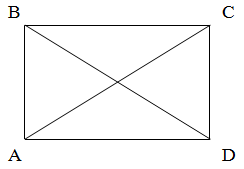 Proprietățile diagonalele dreptunghiului, cu exemple