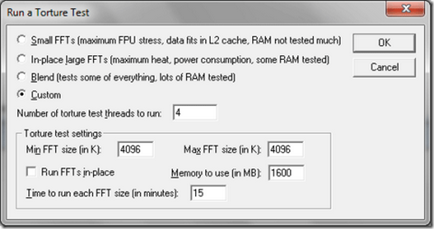 berbec Testarea și cpu