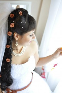 Decoratiuni pentru coafuri de nunta coafuri (foto) nunta