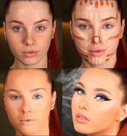 Seara de make-up cu mâinile lor