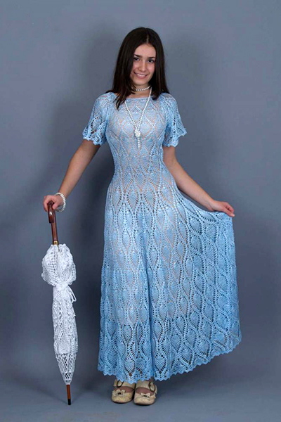 Tricotate rochie de mireasa - un costum unic de mireasa