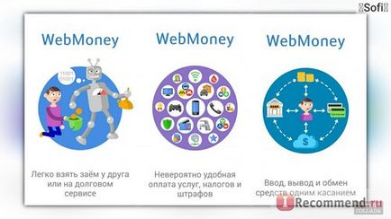 Webmoney deținător mobil - «un convenabil și de încredere WebMoney sistem de plată