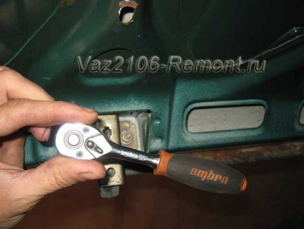 Înlocuirea blocare trunchi de pe șase, repararea VAZ-2106